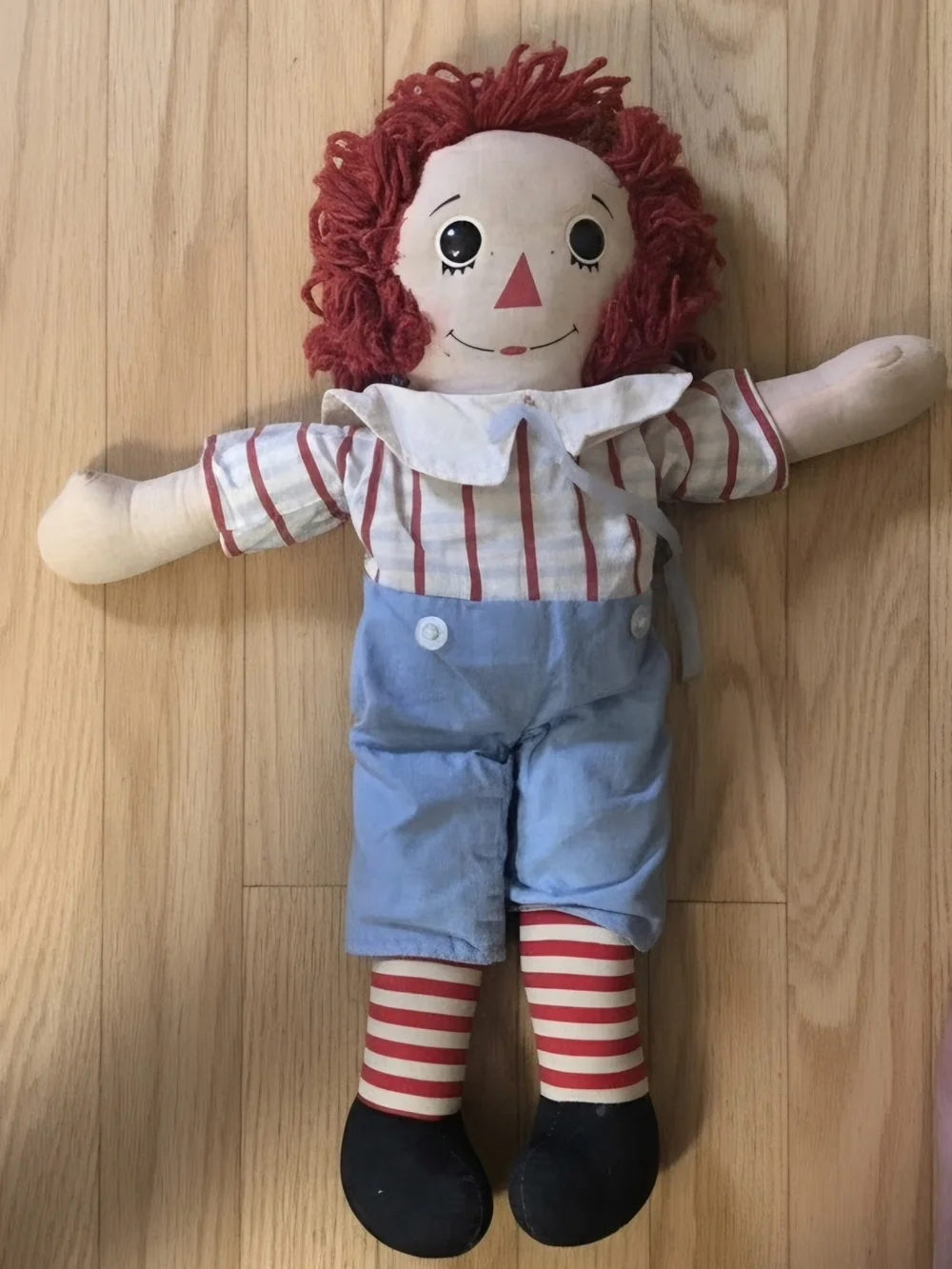 Rare vintage knickerbocker raggedy andy 70s 16 inch